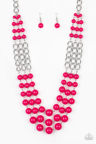 A La Vogue - Pink-Jewelry-Just Because Jewels, Paparazzi Accessories-Just Because Jewels