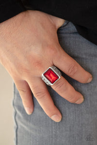 Winning Attitude - Red-Jewelry-Paparazzi Accessories-Just Because Jewels
