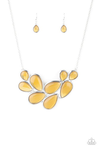 Iridescently Irresistible - Yellow-Jewelry-Just Because Jewels, Paparazzi Accessories-Just Because Jewels