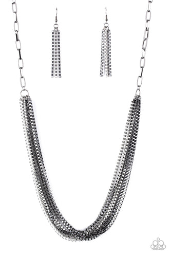 Beat Box Queen - Black-Jewelry-Just Because Jewels, Paparazzi Accessories-Just Because Jewels