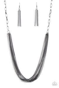 Beat Box Queen - Black-Jewelry-Just Because Jewels, Paparazzi Accessories-Just Because Jewels