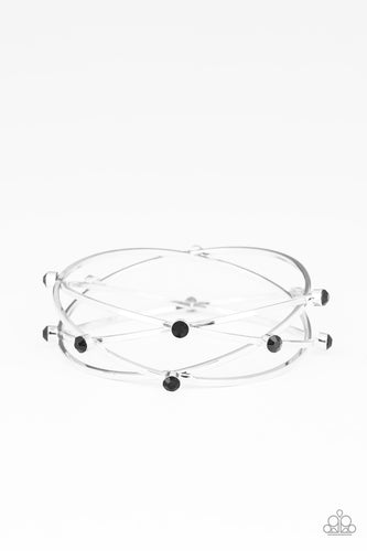 Cosmic Sparkle - Black-Jewelry-Just Because Jewels, Paparazzi Accessories-Just Because Jewels