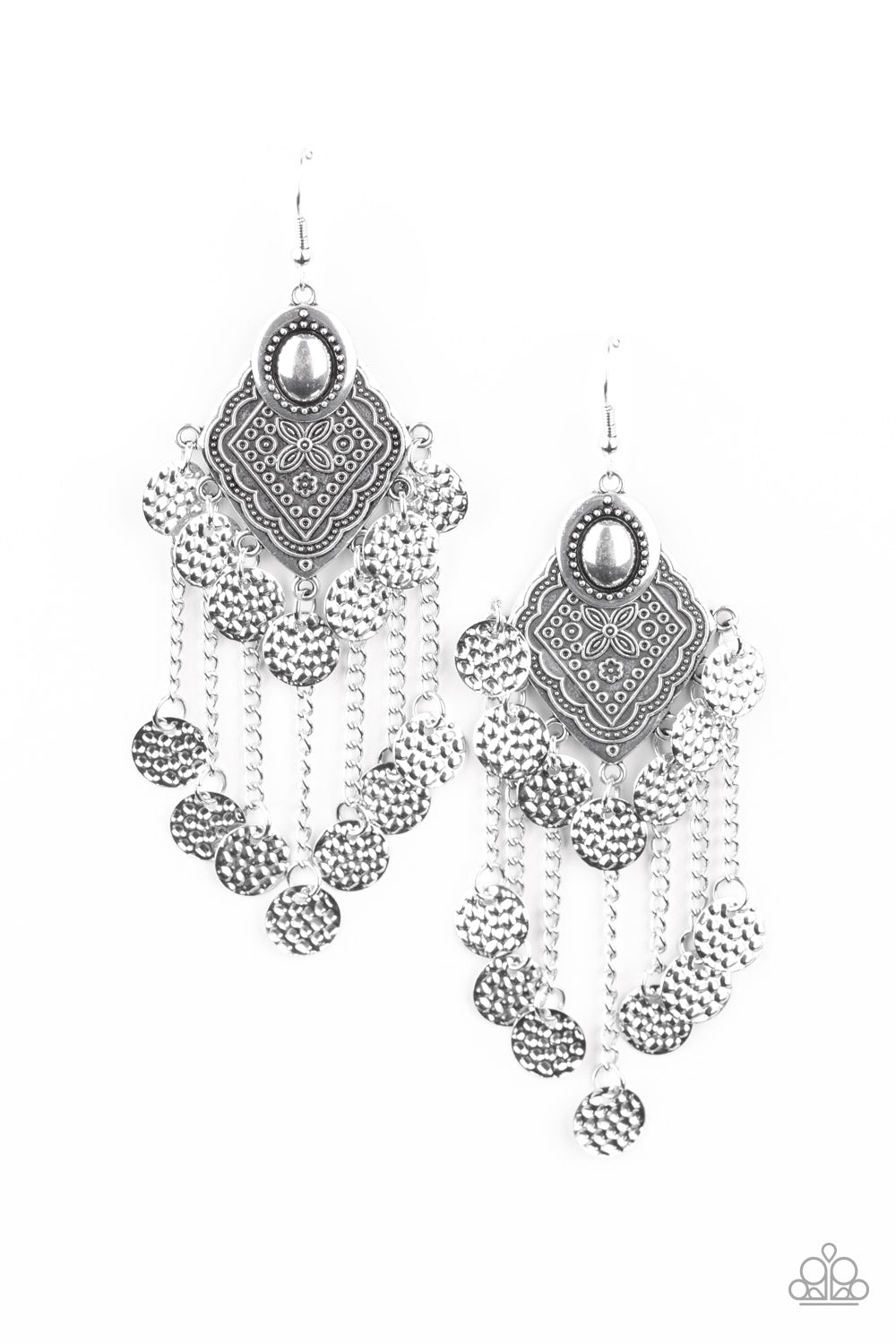 Garden Explorer - Silver-Jewelry-Just Because Jewels, Paparazzi Accessories-Just Because Jewels