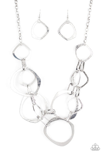 Salvage Yard - Silver-Jewelry-Just Because Jewels, Paparazzi Accessories-Just Because Jewels