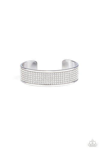 Cant Believe Your ICE - White-Jewelry-Just Because Jewels, Paparazzi Accessories-Just Because Jewels