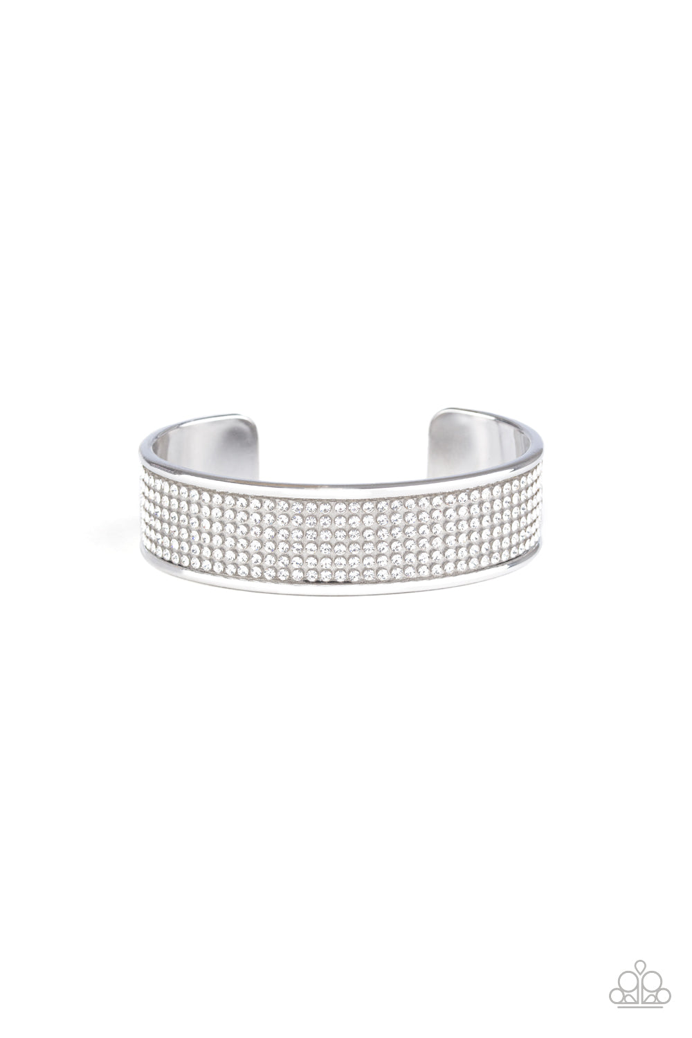 Cant Believe Your ICE - White-Jewelry-Just Because Jewels, Paparazzi Accessories-Just Because Jewels