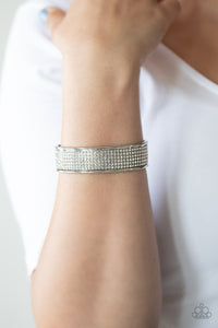 Cant Believe Your ICE - White-Jewelry-Just Because Jewels, Paparazzi Accessories-Just Because Jewels