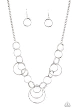 Load image into Gallery viewer, Ringing Relic - Silver-Jewelry-Just Because Jewels, Paparazzi Accessories-Just Because Jewels