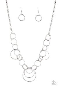 Ringing Relic - Silver-Jewelry-Just Because Jewels, Paparazzi Accessories-Just Because Jewels