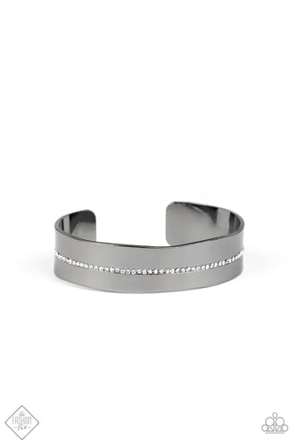 Raw Razzle - Black-Jewelry-Just Because Jewels, Paparazzi Accessories-Just Because Jewels