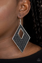 Load image into Gallery viewer, Woven Wanderer - Black-Jewelry-Just Because Jewels, Paparazzi Accessories-Just Because Jewels
