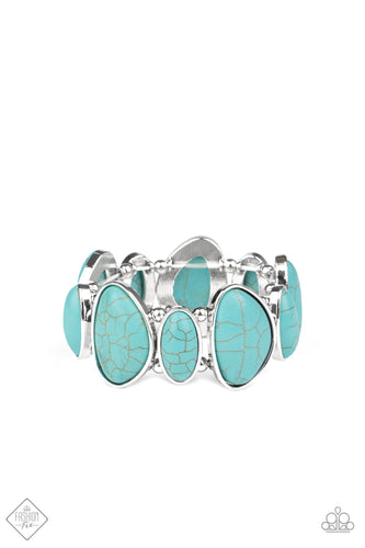 Feel At HOMESTEAD - Blue-Jewelry-Just Because Jewels, Paparazzi Accessories-Just Because Jewels