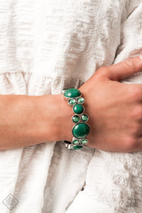 Celestial Escape - Green-Jewelry-Just Because Jewels, Paparazzi Accessories-Just Because Jewels