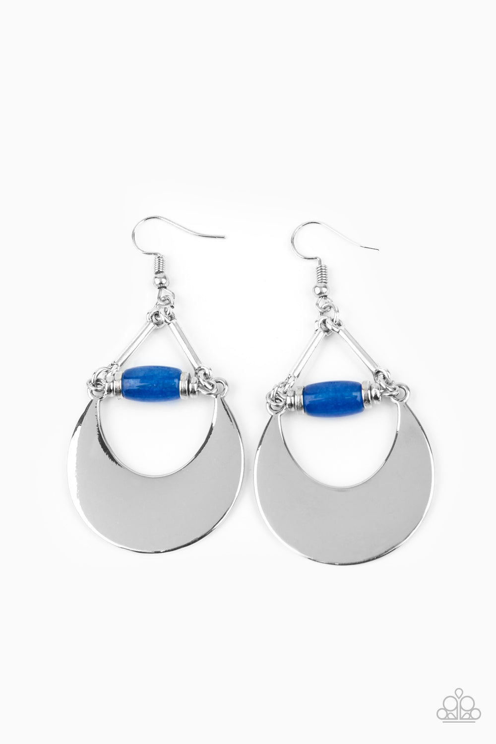 Mystical Moonbeams - Blue-Jewelry-Just Because Jewels, Paparazzi Accessories-Just Because Jewels