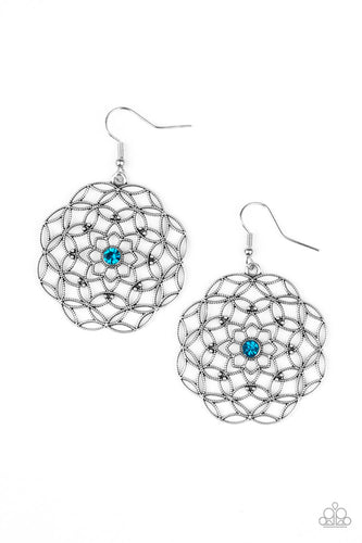 Botanical Bash - Blue-Jewelry-Just Because Jewels, Paparazzi Accessories-Just Because Jewels