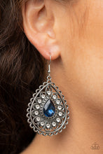 Load image into Gallery viewer, Eat, Drink, and BEAM Merry - Blue-Jewelry-Just Because Jewels, Paparazzi Accessories-Just Because Jewels