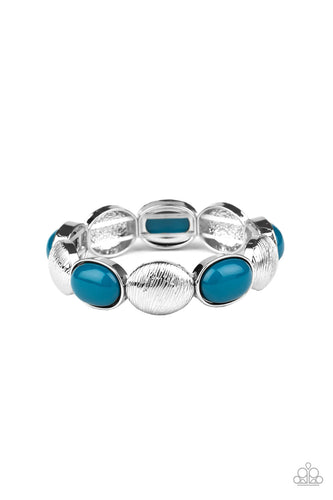 Decadently Dewy - Blue-Jewelry-Just Because Jewels, Paparazzi Accessories-Just Because Jewels