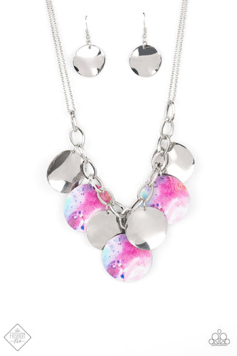 Tie Dye Drama - Multi-Jewelry-Just Because Jewels, Paparazzi Accessories-Just Because Jewels