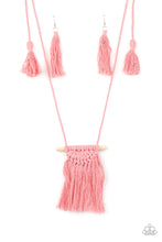 Load image into Gallery viewer, Between You and MACRAME - Pink-Jewelry-Just Because Jewels, Paparazzi Accessories-Just Because Jewels