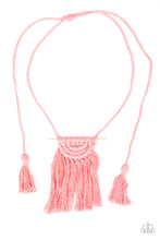 Load image into Gallery viewer, Between You and MACRAME - Pink-Jewelry-Just Because Jewels, Paparazzi Accessories-Just Because Jewels