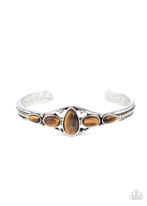 Dream Beam - Brown-Jewelry-Just Because Jewels, Paparazzi Accessories-Just Because Jewels