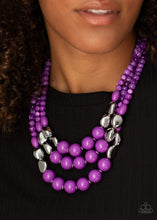 Load image into Gallery viewer, Flamingo Flamboyance - Purple-Jewelry-Just Because Jewels, Paparazzi Accessories-Just Because Jewels