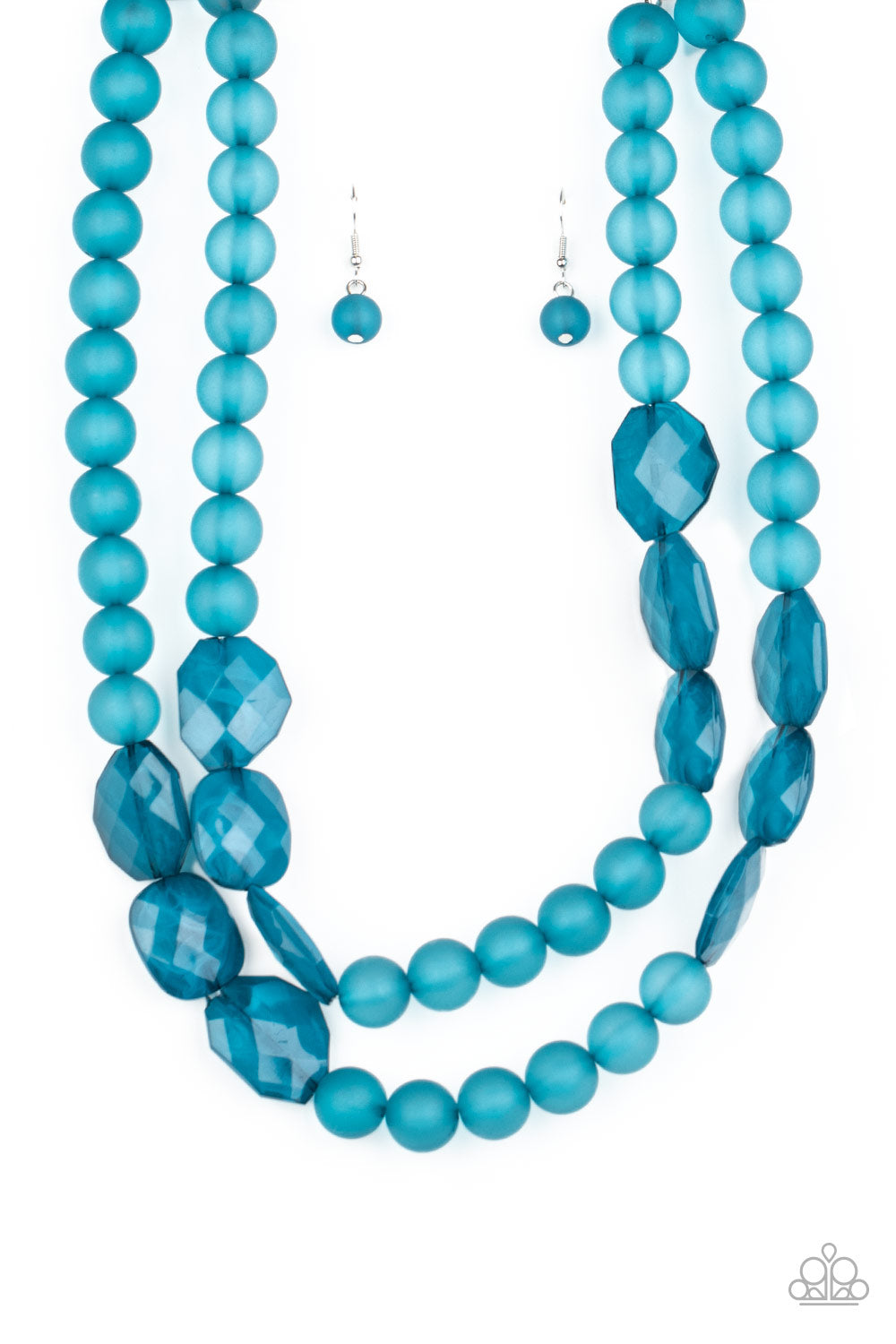 Arctic Art - Blue-Jewelry-Just Because Jewels, Paparazzi Accessories-Just Because Jewels
