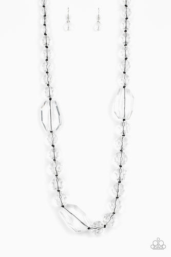 Malibu Masterpiece - White-Jewelry-Just Because Jewels, Paparazzi Accessories-Just Because Jewels