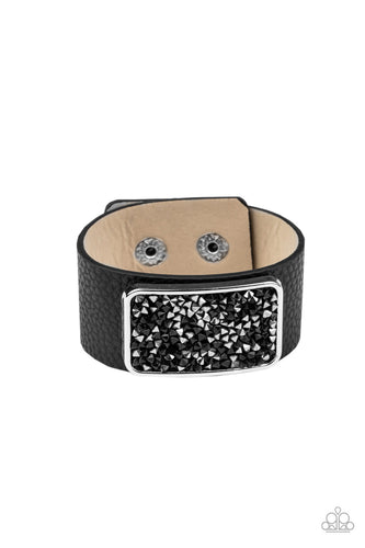 Interstellar Shimmer - Black-Jewelry-Just Because Jewels, Paparazzi Accessories-Just Because Jewels