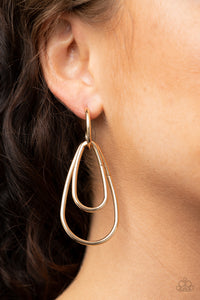Droppin Drama - Gold-Jewelry-Just Because Jewels, Paparazzi Accessories-Just Because Jewels