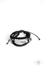 Load image into Gallery viewer, Let Faith Be Your Guide - Black-Jewelry-Paparazzi Accessories, Just Because Jewels-Just Because Jewels