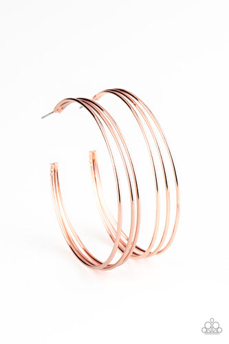 Rimmed Radiance - Copper-Jewelry-Just Because Jewels, Paparazzi Accessories-Just Because Jewels