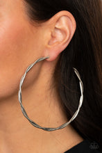 Load image into Gallery viewer, Out of Control Curves - Silver-Jewelry-Paparazzi Accessories-Just Because Jewels