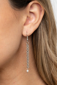 Cue The Fireworks - White-Jewelry-Just Because Jewels, Paparazzi Accessories-Just Because Jewels