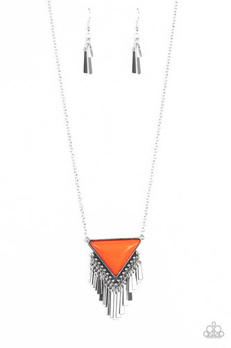 Badlands Bonanza - Orange-Jewelry-Just Because Jewels, Paparazzi Accessories-Just Because Jewels