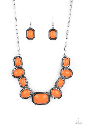 Lets Get Loud - Orange-Jewelry-Just Because Jewels, Paparazzi Accessories-Just Because Jewels