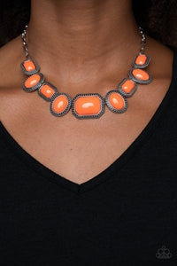 Lets Get Loud - Orange-Jewelry-Just Because Jewels, Paparazzi Accessories-Just Because Jewels