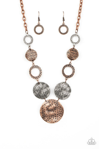 Terra Adventure - Copper-Jewelry-Just Because Jewels, Paparazzi Accessories-Just Because Jewels