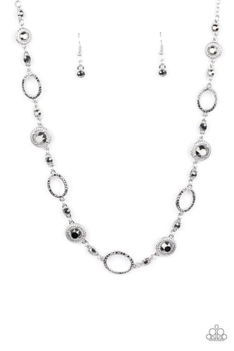 Pushing Your LUXE - Silver-Jewelry-Just Because Jewels, Paparazzi Accessories-Just Because Jewels