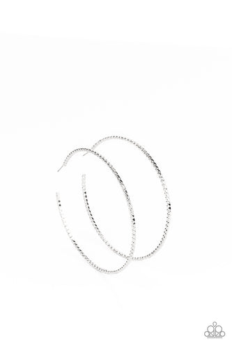 Pump Up The Volume - Silver-Jewelry-Just Because Jewels, Paparazzi Accessories-Just Because Jewels