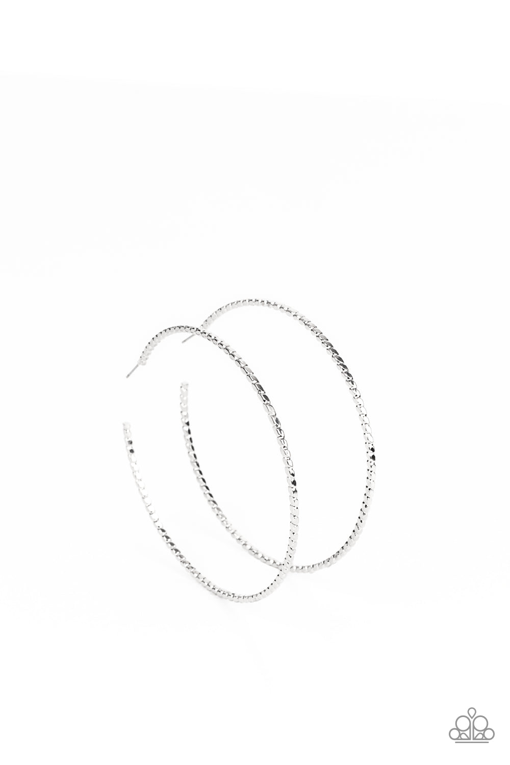 Pump Up The Volume - Silver-Jewelry-Just Because Jewels, Paparazzi Accessories-Just Because Jewels