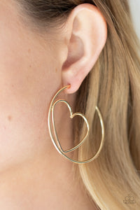Love At First BRIGHT - Gold-Jewelry-Just Because Jewels, Paparazzi Accessories-Just Because Jewels