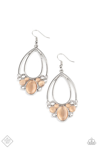 Look Into My Crystal Ball - Orange-Jewelry-Paparazzi Accessories-Just Because Jewels