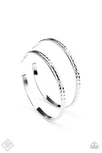 TREAD All About It - Silver-Jewelry-Just Because Jewels, Paparazzi Accessories-Just Because Jewels