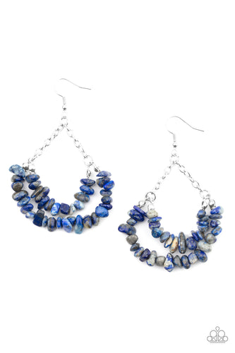 Rainbow Rock Gardens - Blue-Jewelry-Just Because Jewels, Paparazzi Accessories-Just Because Jewels