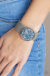Stellar Escape - Blue-Jewelry-Just Because Jewels, Paparazzi Accessories-Just Because Jewels