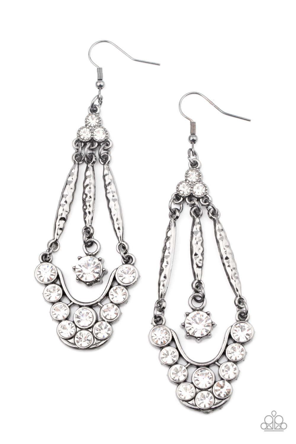 High-Ranking Radiance - Black-Jewelry-Just Because Jewels, Paparazzi Accessories-Just Because Jewels