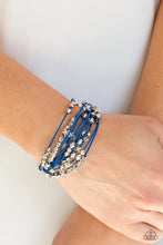 Load image into Gallery viewer, Star-Studded Affair - Blue-Jewelry-Just Because Jewels, Paparazzi Accessories-Just Because Jewels