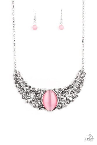 Celestial Eden - Pink-Jewelry-Just Because Jewels, Paparazzi Accessories-Just Because Jewels