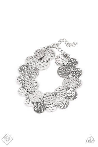 Rooted To The SPOTLIGHT - Silver-Jewelry-Just Because Jewels, Paparazzi Accessories-Just Because Jewels